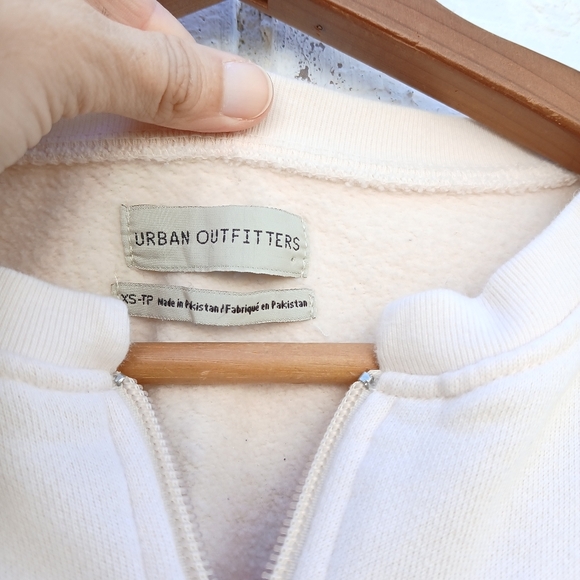 Urban Outfitters Uo Jackson Half Zip XS Cream - Picture 5 of 7